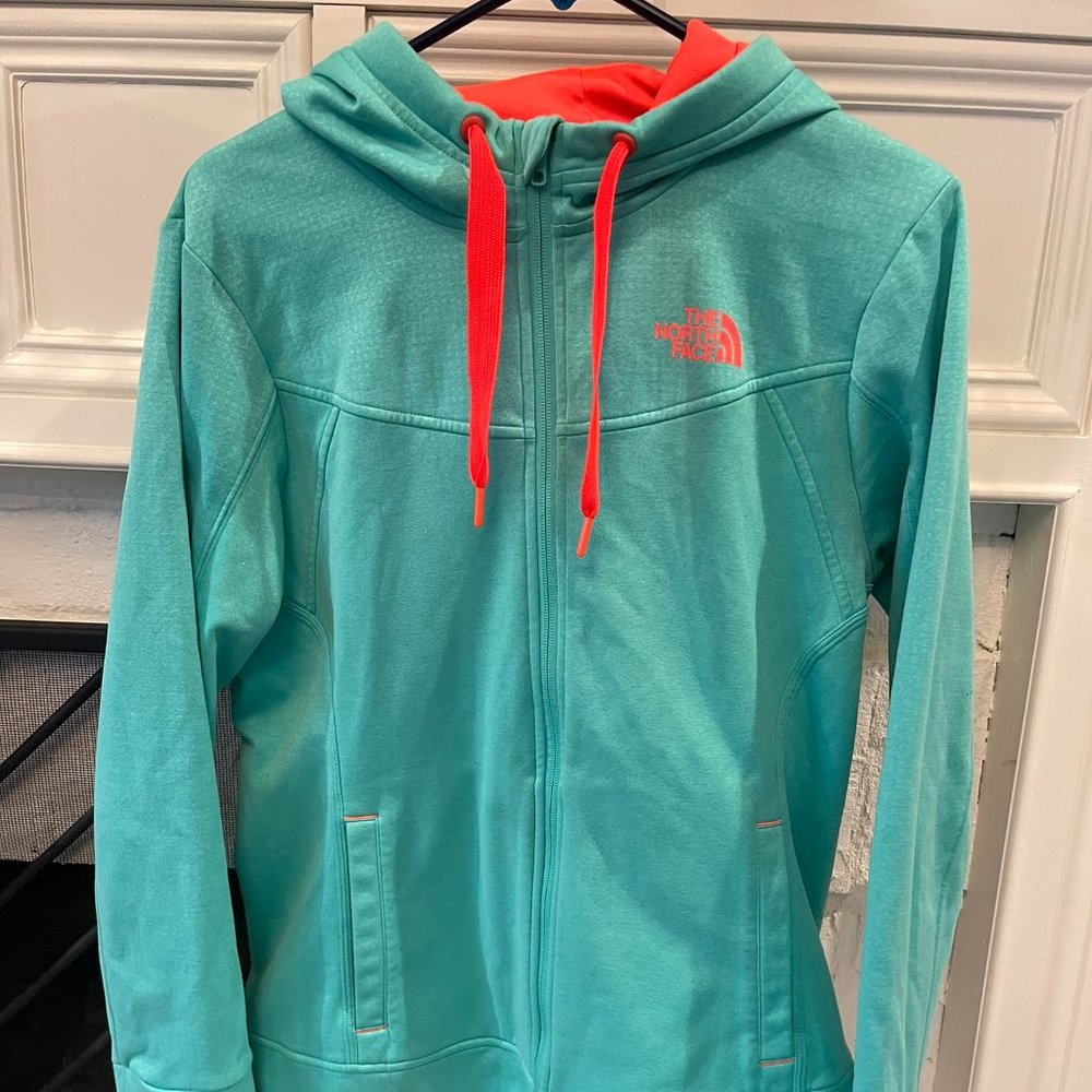 The North Face full zip hoodie jacket, Size Large